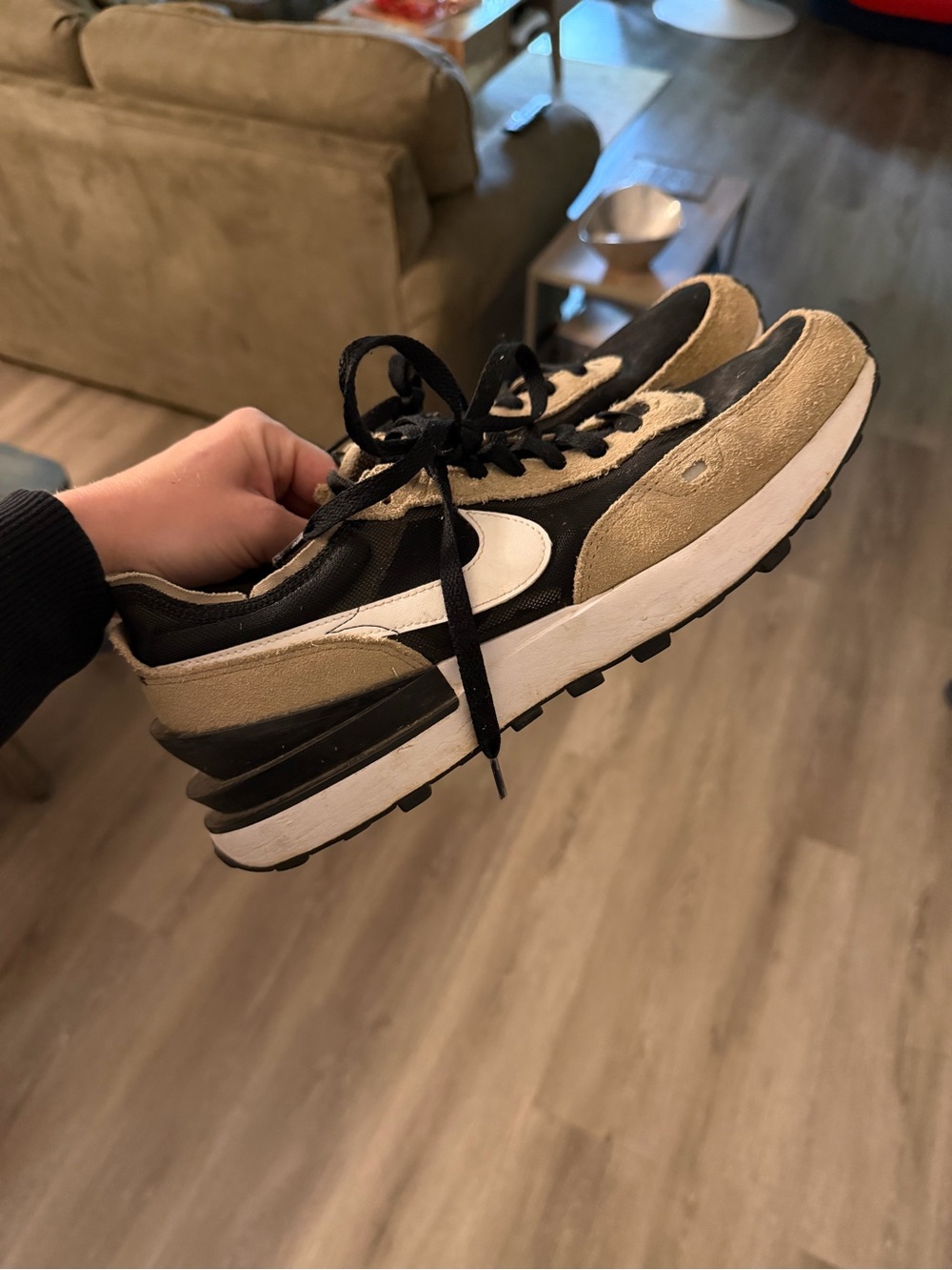Nike Waffle One in khaki black

Size 10.5 
Great condition
